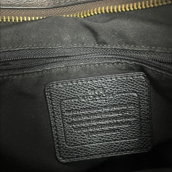 Coach Signature Black Tote Bag - Picture 6 of 8
